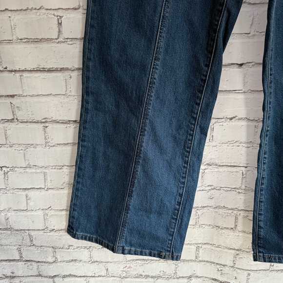 Universal Thread Dark Blue Flare & Wide Leg Jeans - Picture 3 of 8